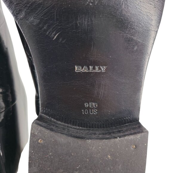 Bally Italy Black Patent Leather Formal Dress Shoes Men size 10 Cap-toe Oxfords main image 5